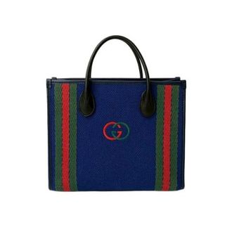 Gucci Pre-owned Tote Bags, female, Blue, Size: ONE SIZE Pre-owned Tote Bag
