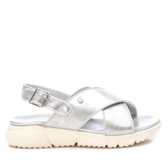 Xti Womens Flat Sandals In Silver