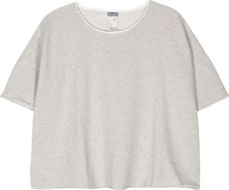 Kristensen Du Nord Luxury Sweat t-shirt - women - Cotton - 1 - Grey