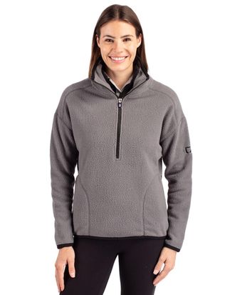 Cutter & Buck Cascade Eco Womens Fleece Pullover Jacket