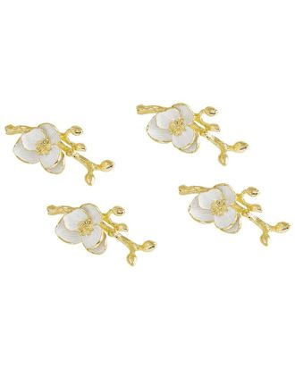 Michael Aram Set Of 4 Orchid Place Card Holders