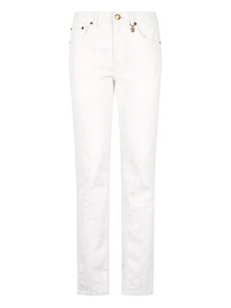 Roberto Cavalli logo-charm trousers - White