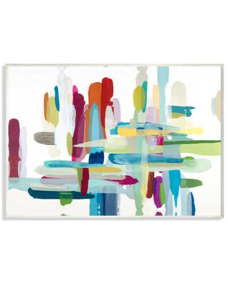 Stupell Industries Colorful Cross Hatch Abstraction