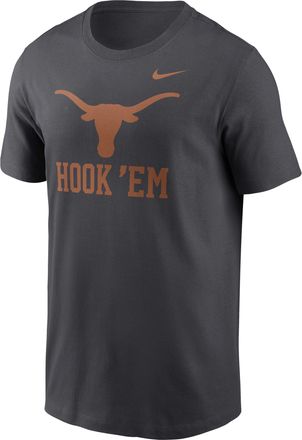 Nike Texas Primetime Logo Mantra Nike Mens College T-Shirt in Grey | N19906FTXE-TZL