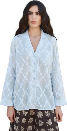 Ace & Jig Diego Notched Collar Button Up Shirt in Sonnet at Nordstrom, Size 3X-Large