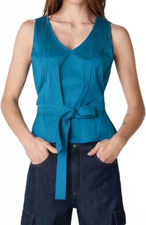 Cot&eacute;lac Coline Tank Top In Teal