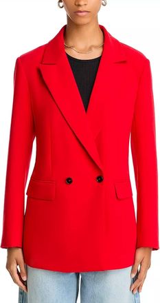 French Connection Azra Twill Jacket In Red