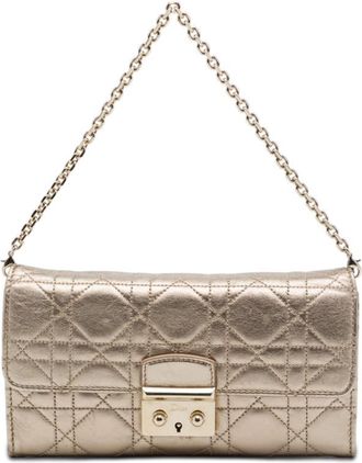 Dior Pre-owned Dior Metallic Lambskin Cannage Miss Promenade Wallet on Chain Ladies EVXO3IGA3OC04RQC
