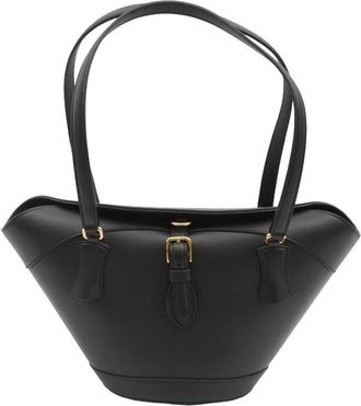 Dolce & Gabbana Capri Bucket Bag - Dames - Schoudertassen - Zwart - ONE Size - Leer - Tassen