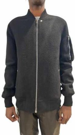 Rick Owens Classic Flight Bomber - Heren - Bomber jackets - Zwart - 2XL - Wol - Jassen