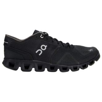 On Cloud X Synthetic Textile Mens Low Top Trainers - Black Asphalt - Size:UK 13.5