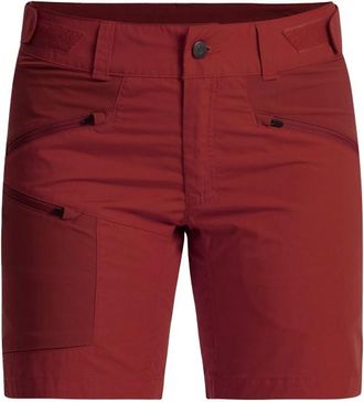 Lundhags Makke Light Shorts Shorts f&uuml;r Damen | rot