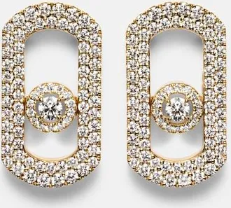 Messika Orecchini So Move in oro 18kt con diamanti
