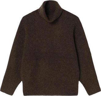 Toteme Turtlenecks, female, Brown, Size: XS Toteme Sweaters