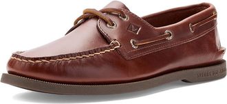 Sperry Top-Sider Ao 2-Eye Mens Dress Flat Shoes Dark Red : 11.5 M (D), Leather