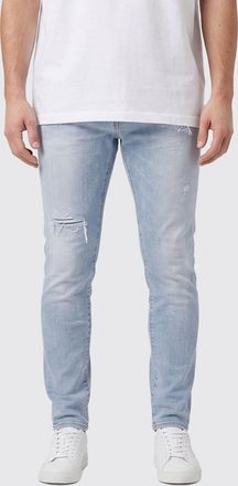Dsquared2 Jeans Teddy modello straight fit in denim con effetto usurato