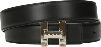 Hogan Dames, Accessoires, Zwart, Maat: 85 CM Leer