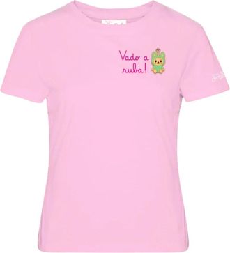 MC2 Saint Barth Emilie Cotton T-shirt - Dames - T-shirts - Roze - XS - Katoen - Tops