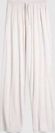 Gucci Soft Rayon Jersey Sportswear Pants, Size XXL, White, Ready-to-wear