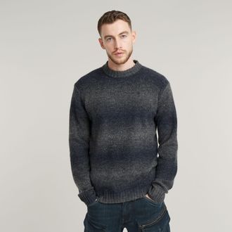 G-Star Mens G-Star RAW Gradient Knitted Sweater - Multicolour - Size Large