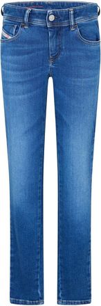 Diesel Womens Slnd L30 Pntl in Blue Denim - Size 24W/30L