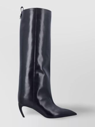 The Attico 65 high shaft kitten heel boots
