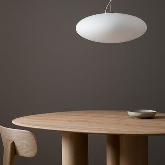 AM.PM Hanglamp in matglas, ovale vorm, Raeyes