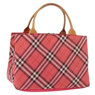 Burberry Pre-owned Handbags, female, Pink, Size: ONE SIZE Pre-owned Vintage Hand Bag