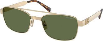 Miu Miu MUC52S ZVN71A Mens Sunglasses Gold Size 56