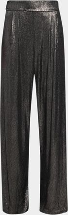 Ramy Brook Eden Draped Metallic Jumpsuit