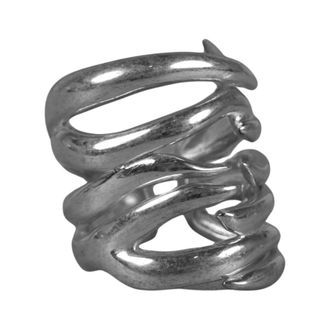 Panconesi Zilver Rhodium Verguld Messing Sieraadstuk - Dames - Oorbellen - Grijs - ONE Size - Accessoires
