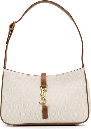 Saint Laurent Canvas and Leather Le 5 a 7