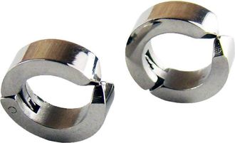 Generic Titanium Steel Earrings Ear Clip Without Pierced Ears Earring Simple Round Earrings for Men & Women Service Useful and Fashion