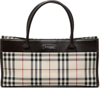 Burberry Pre-owned Burberry House Check Canvas Handbag Ladies 8M42FDY8ZCMK75KL