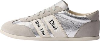 Dior Ribbon Sneaker Gray Silver KCK553SLU_S53G