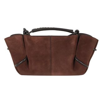 Hereu Arta Mini Suede - Dames - Tassen - Bruin - Maat: ONE Size Su&egrave;de