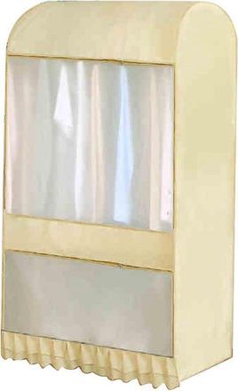 OEM Bolsa Para Ropa Con Ventana Transparente - Algod&oacute;n - Multicolor - 100 Cm