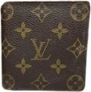 Louis Vuitton Pre-owned Vintage Portemonnee - unisex - Vintage Accessoires - Bruin - ONE Size - Leer - Vintage