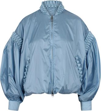 RAXXY Jas met pofmouwen - Dames - Bomber jackets - Blauw - M - Jassen