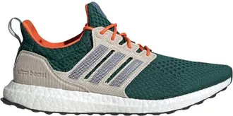 adidas Mens adidas Ultraboost 1.0 - Running Shoes Beige/Crew Blue/Green Size 10.0