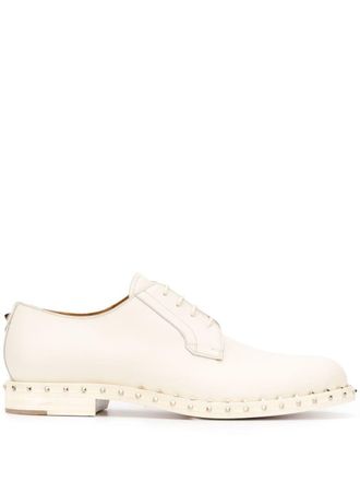 Valentino Garavani Rockstud derby shoes - Neutrals