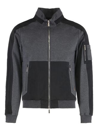 Moorer zip-panelled sweatshirt - Grey