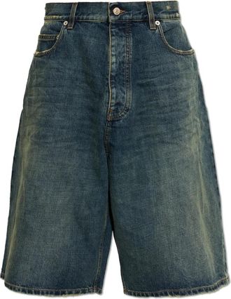Balenciaga Denim Bermuda Shorts - Heren - Denim shorts - Blauw - W31 - Denim - Korte Broeken