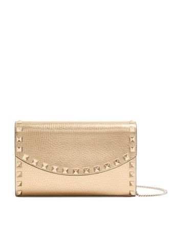 Valentino Garavani Rockstud Wallet With Chain