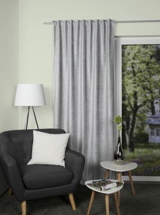 Home Wohnideen Vorhang »THERMO« Multifunktionsband 1 Stk. tlg. Chenille-Thermoschal Uni