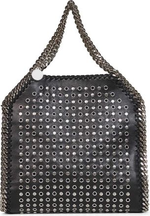 Stella McCartney Falabella Mini Tote - Dames - Handtassen - Zwart - ONE Size - Katoen - Tassen