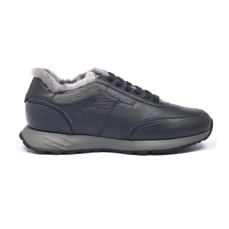 Baldinini Leren Sneakers - Heren - Schoenen - Blauw - Maat: 39 EU Leer