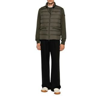 Moncler Jassen, Heren, Groen, 2Xl, Treompan Padded Gilet