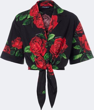 Dolce & Gabbana Floral cotton shirt