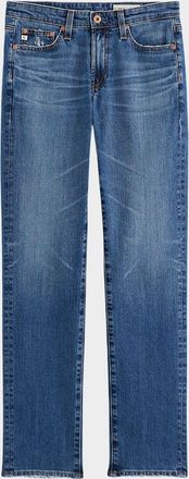 AG - Adriano Goldschmied Sandra Low-Rise Slim Straight Jeans